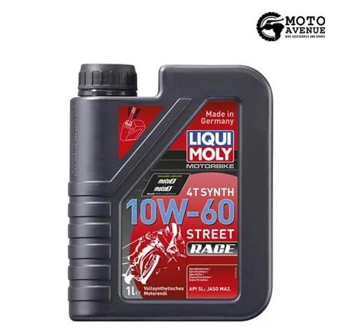 Liqui Moly Motorbike 4T 10W60 Street Race Fully Synthetic Engine Oil - 1 Lt