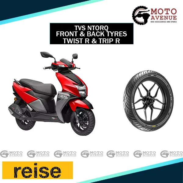 Image of ntorq frnt and rear tyre