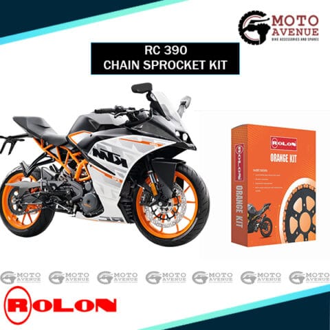 ROLON ORANGE CHAIN SPROCKET KIT FOR KTM RC 390( 6H)