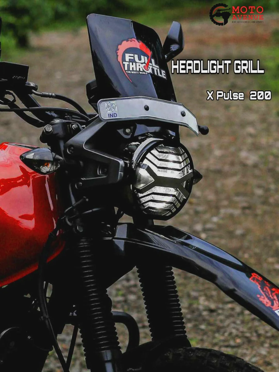 HERO X PULSE 200 HEADLIGHT GRILL