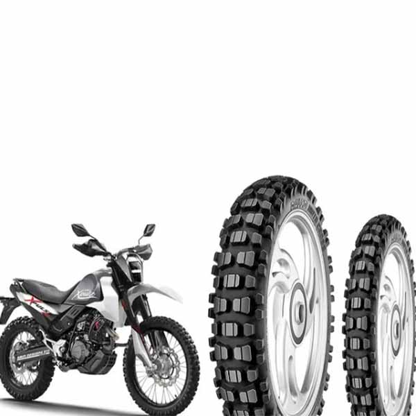 RALCO MOTOCROSS 120/80-18 REAR TUBE TYRE AND 90/90-21 FRONT TUBE TYRE FOR HERO XPULSE 200