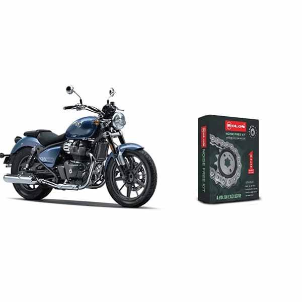 Royal Enfield Super Meteor 650 Rolon Noise Free Chain Sprocket Kit