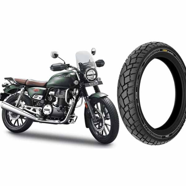 Image of Reise Tour R Tyre for Honda H’ness CB350 Rear 130/70-18 tubeless and Front 100/90-19 Tubeless