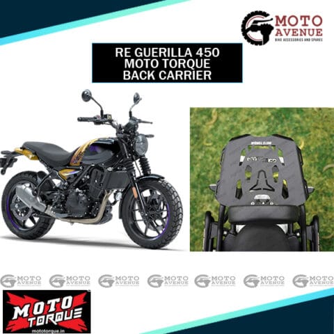 BACK CARRIER FOR ROYAL ENFIELD GUERRILLA 450 BY MOTO TORQUE