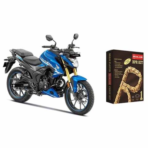 HONDA HORNET2.0(200 CC)ROLON BRASS CHAIN&SPROCKET KIT