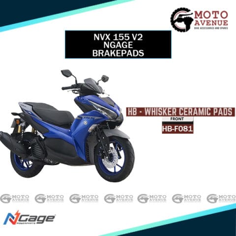 NGAGE WHISKER CERAMIC BRAKE PADS FOR YAMAHA NVX 155 V2