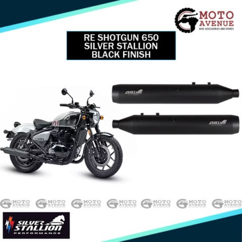 Silver Stallion exhaust for Royal Enfield Shotgun 650