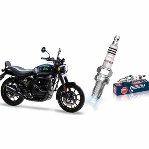 Royal Enfield Hunter 350 Iridium Spark Plug by NGK