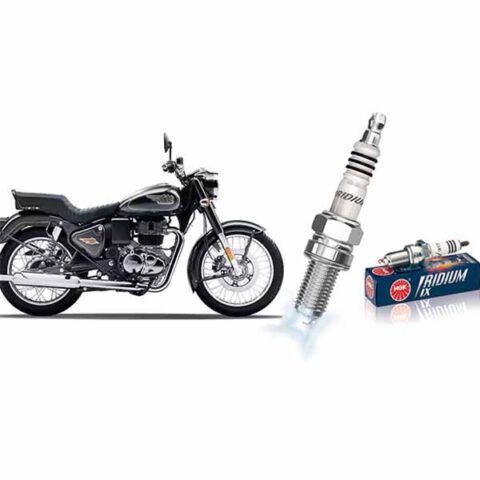 Image of Royal Enfield Bullet Iridium Spark Plug by NGK