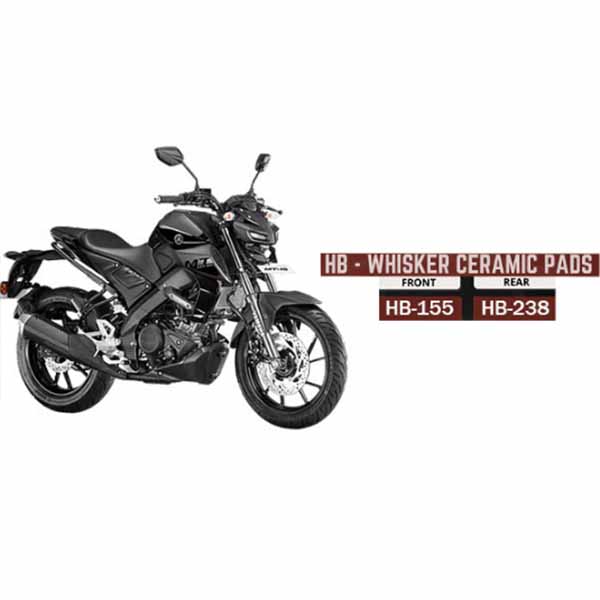 Yamaha MT 15 Front And Rear Ceramic Brakepads by NGage