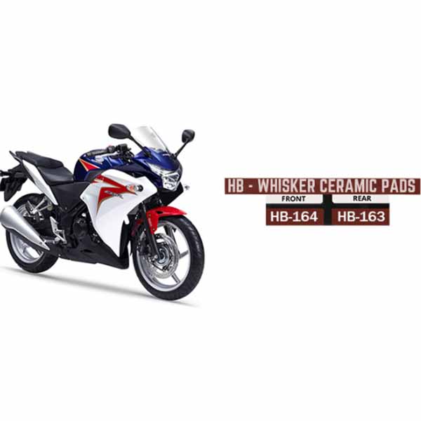 CBR 250R (NON-ABS) Front And Rear Ceramic Brakepads by NGage