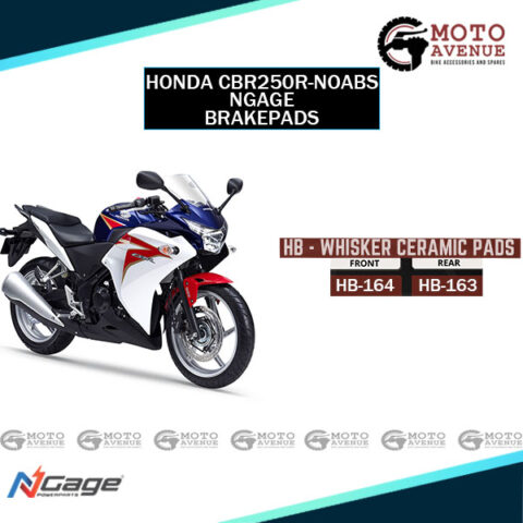 CBR 250R (NON-ABS) Front And Rear Ceramic Brakepads by NGage