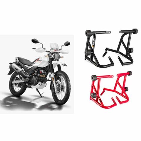 Image of Bizen Hero Xpulse 200 2V 4V Premium Crash Guard with Frame Sliders