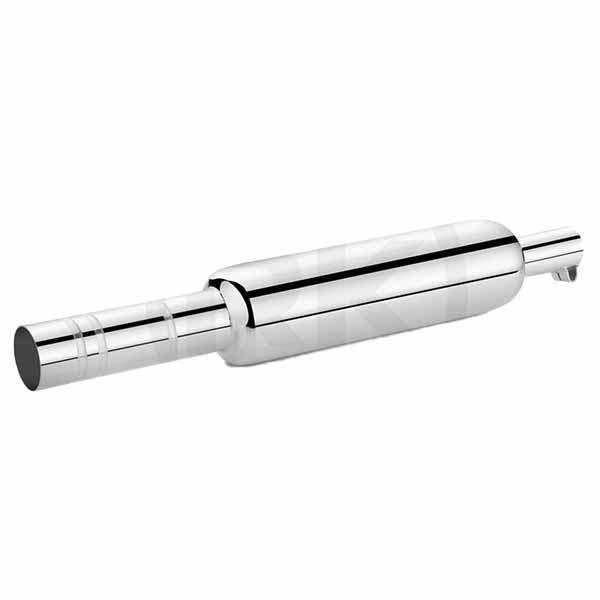 RK Indori Silver Short Punjab Exhaust for RoyalEnfield Classic Reborn