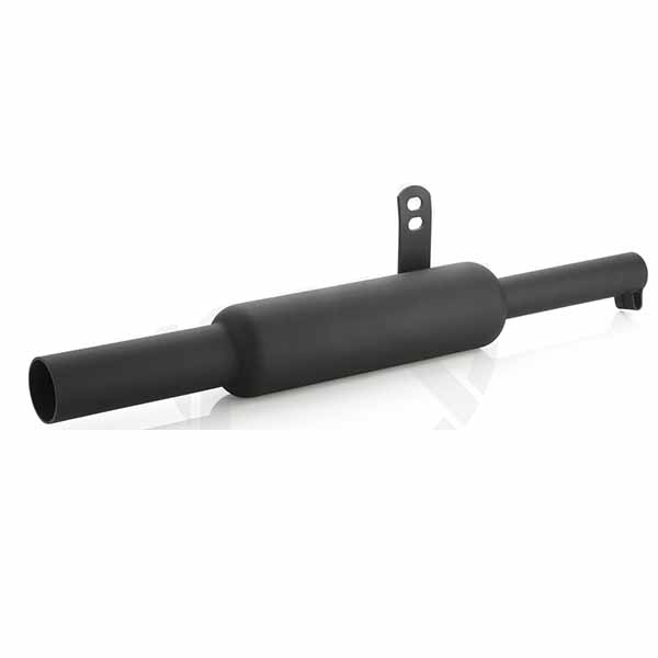 RK Indori Black Bigpipe Exhaust without shield for RoyalEnfield