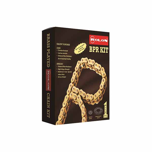 Royal Enfield Bullet Classic 350 Rolon Brass Chain sprocket Kit