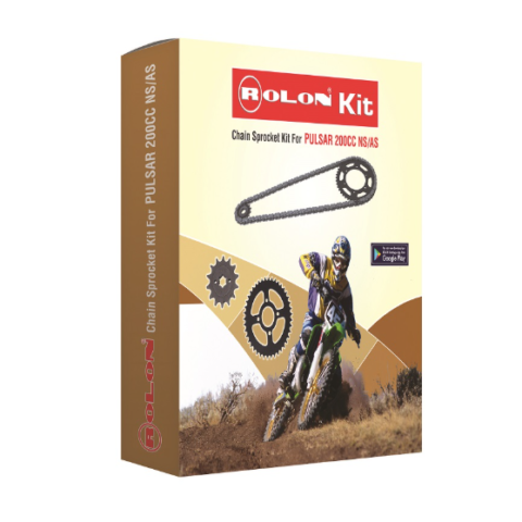 Image of Chain and Sprocket kit for PULSAR 200 NS (NEW)